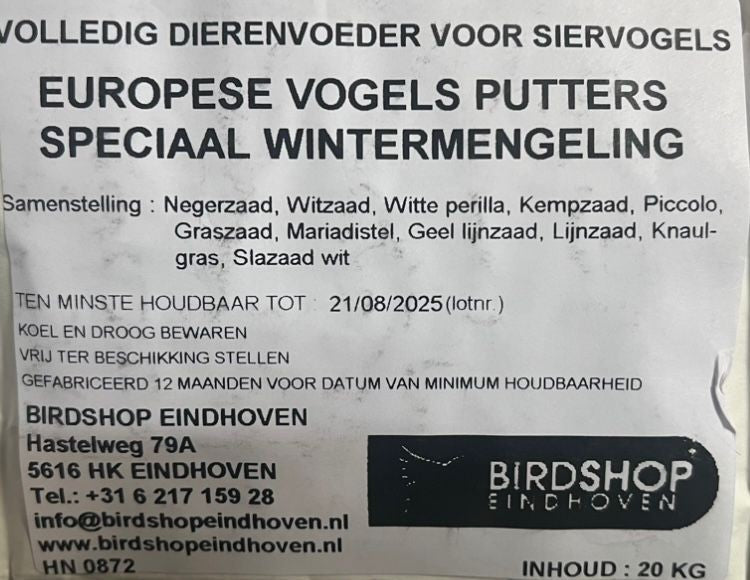 Birdshop Eindhoven Europese vogels-Putters Speciaal Wintermengeling