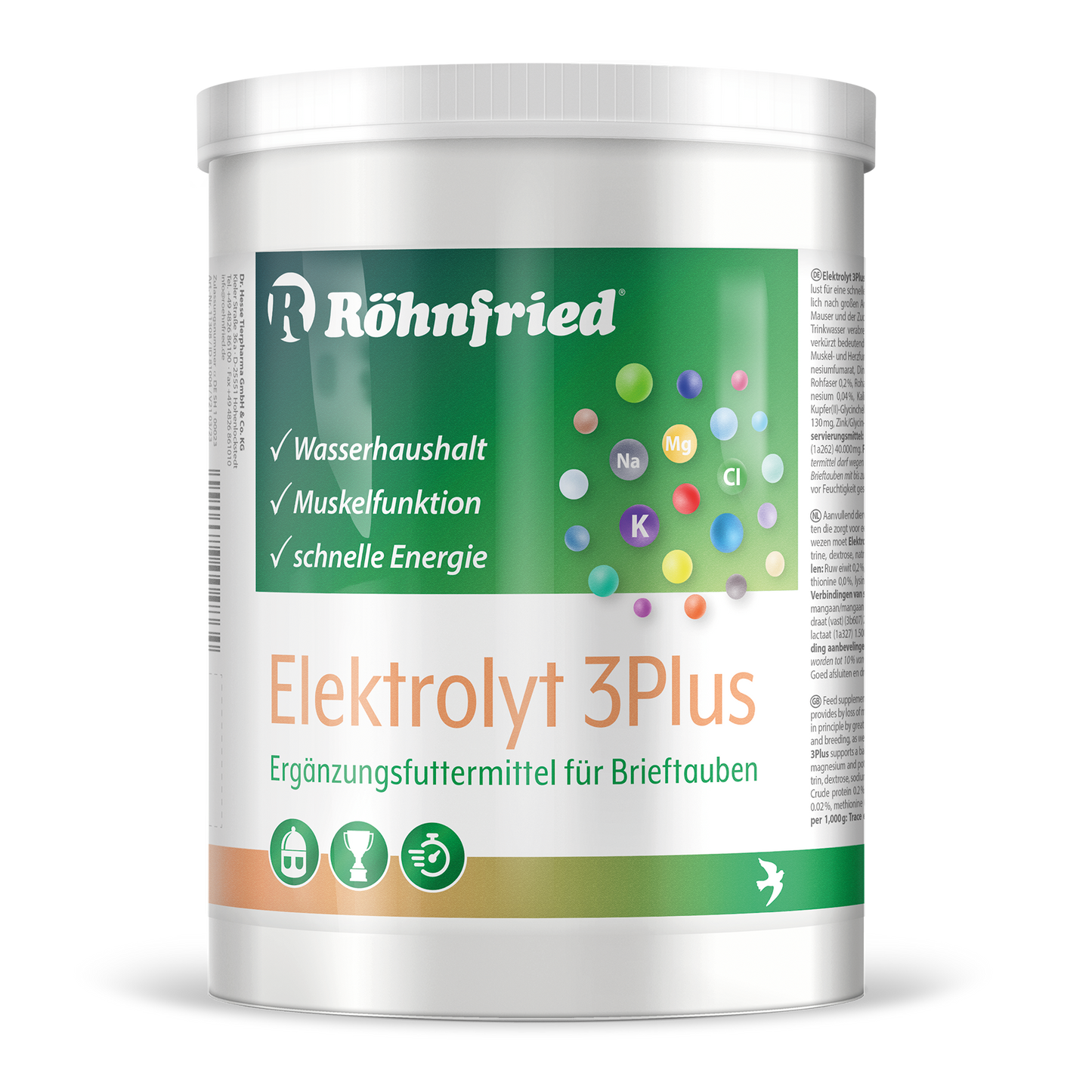 Röhnfried Elektrolyt 3Plus - 600 g