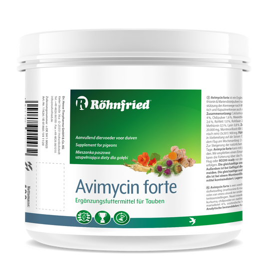 ROHNVRIED Avimycin forte - 400 g - to support the respiratory tract after competitions and exhibitions