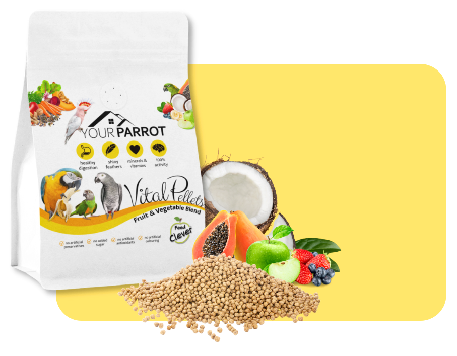 Your Parrot Vital Pellets - Fruit & Vegetable Blend