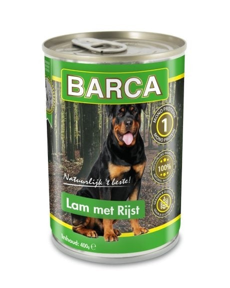 Blik Lam en Rijst Barca 400g