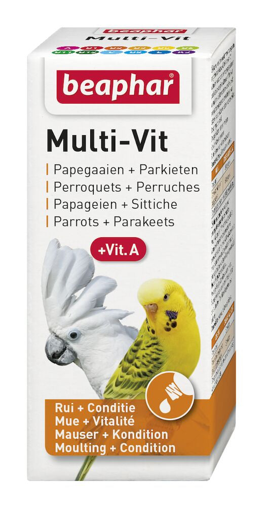 Beaphar Multi-Vit Papegaaien & Grote Parkieten