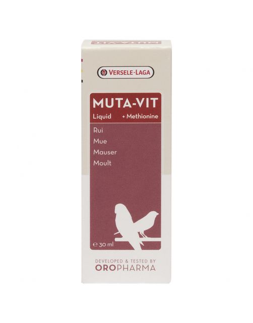 Versele-Laga Oropharma Muta-Vit Liquid Rui&Methionine - Vogelsupplement - 30 ml