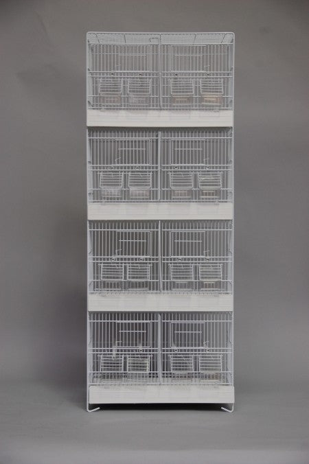 Domus Toren vier hoog wit (50 x 27 x 128 cm)