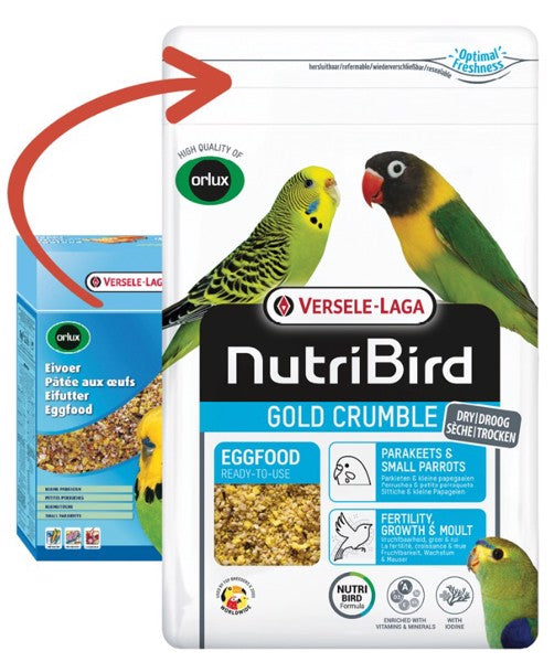 ORLUX VERSELE LAGA Gold Crumble Parkieten En Kleine Papegaaien(DROOG)