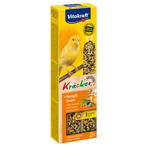 Vitakraft Kanarie kracker honing 2 stuks Honing