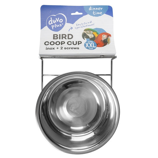Vogel eetkom inox + 2 vijzen XXL