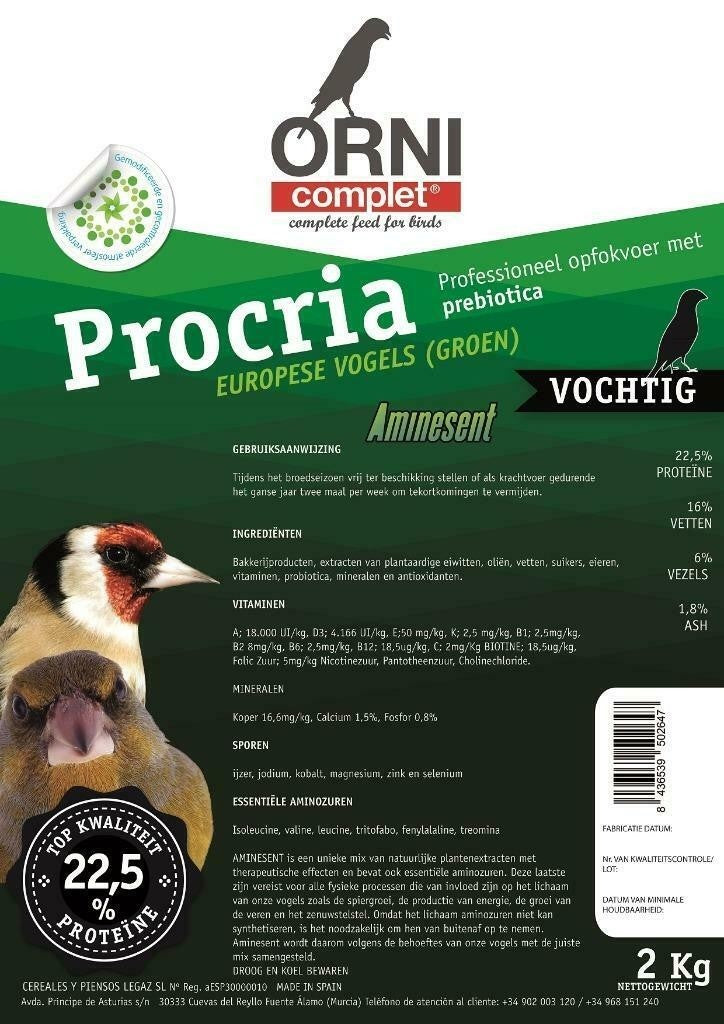 Legazin ORNI Procria groen eivoer