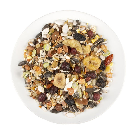 Pure break snack muesli parrot fruit