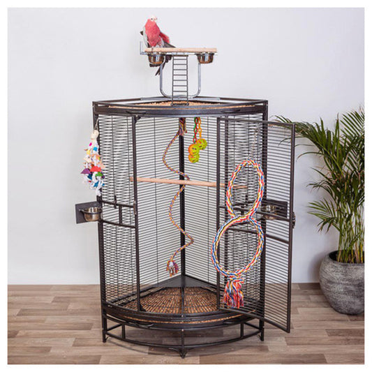 Papegaaienkooi Ohio Donkergrijs