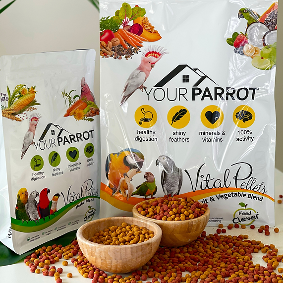 Your Parrot Vital Pellets - Fruit & Vegetable Blend