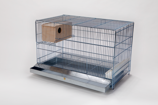 DOMUS Broedkooi Draadkooi Verzinkt (70 x 40,5 x 46 cm) met Broedblok