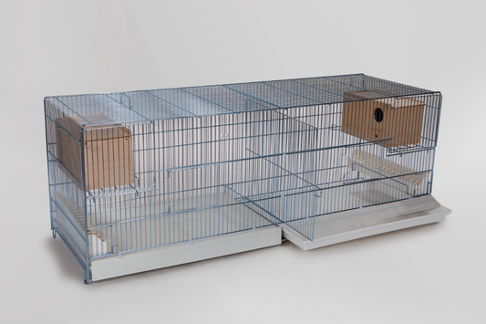 DOMUS Broedkooi Draadkooi Verzinkt (120 x 50 x 44 cm) – Compleet met Broedblok