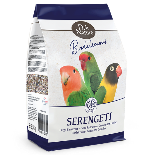 DELI NATURE Grote Parkieten Serengeti Birdelicious