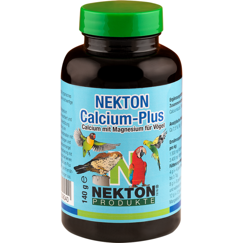 Nekton-Calcium Plus 140gr - Avec magnésium et vitamine B - Nekton