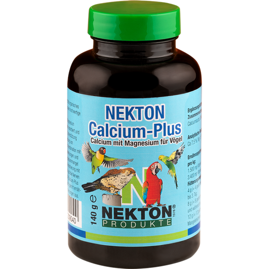 Nekton-Calcium Plus 140gr - Avec magnésium et vitamine B - Nekton