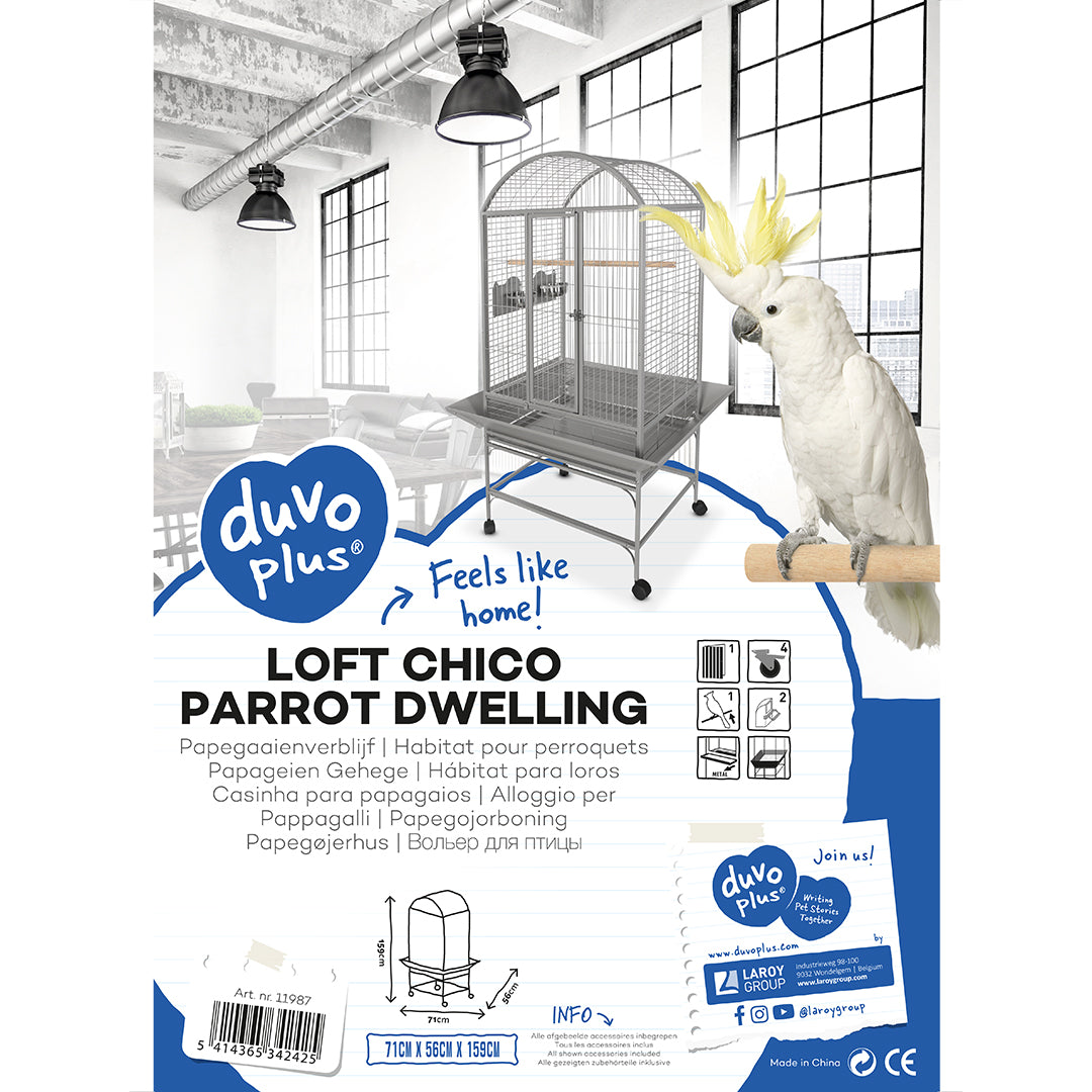 Duvo Plus Papegaaienverblijf Chico