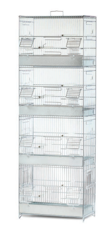 Domus Geheel verzinkte toren vier hoog compleet (39 x 23 x 114 cm)