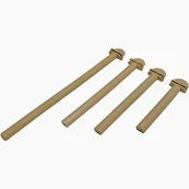 Draai Zitstok plastic beige