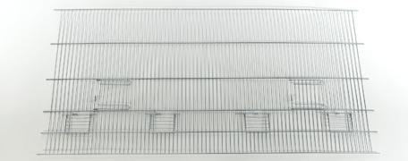 DOMUS MOLINARI FOORFRONT 4 FEEDERS voor kooien van 100 cm