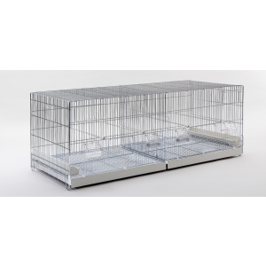 Uitvliegkooi Draadkooi ( 120 x 50 x 58 cm ) 120/50-10 B2 Wit
