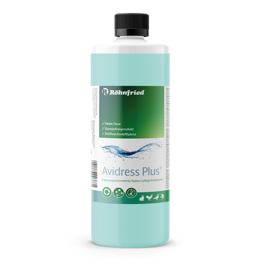 Avidress Plus - 1000 ml - Reduces the risk of infection in drinking water for pigeons & rabbits