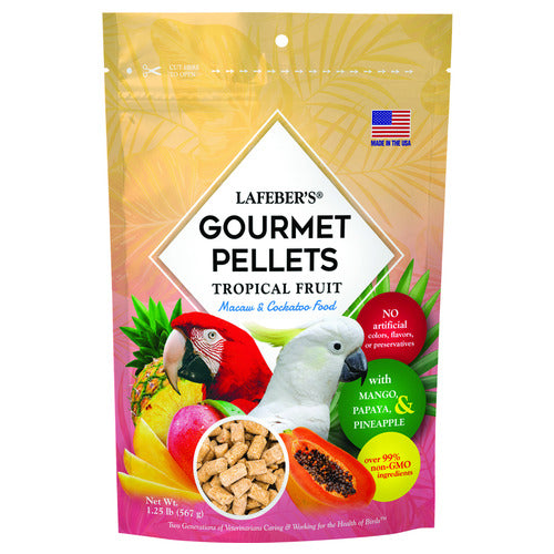 Lafeber tropical fruit gourmet pellets macaw 567 g
