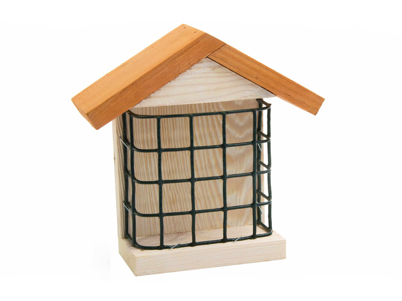 Birdcake houder van hout