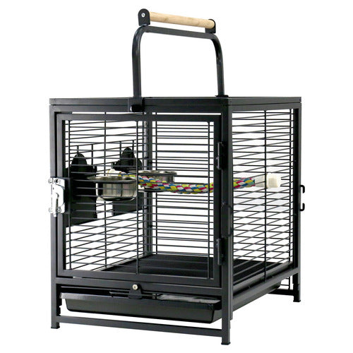 Keddoc Transportkooi Transporter Zwart 47,6x37,5x45,7 cm