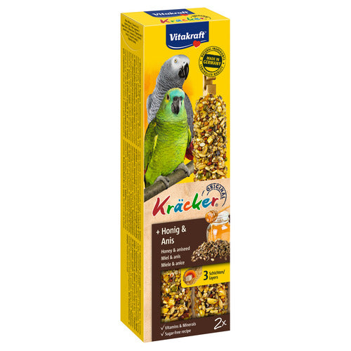 Vitakraft Papegaai kracker african 2 stuks