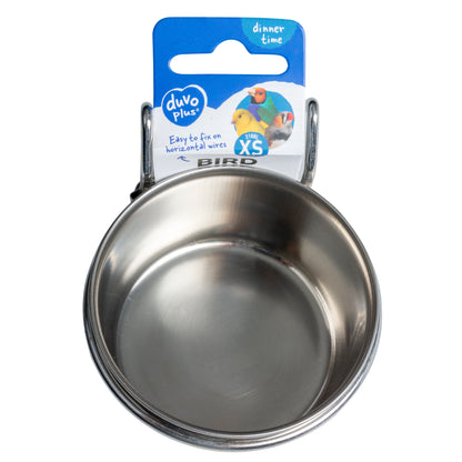 Duvo Plus Coop Cup Inox met Haak voor Vogels