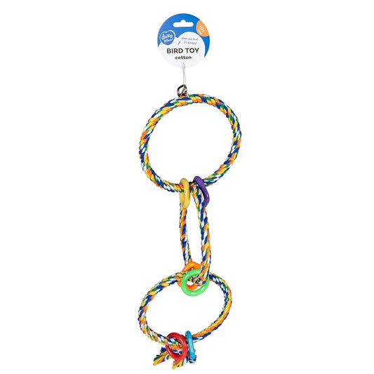 Touw met 3 ringen 60 cm