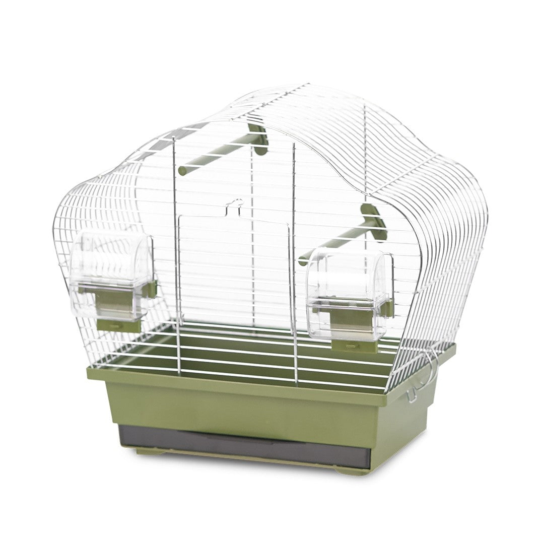 Vogelkooi natural beta mini olijfgroen/zinc