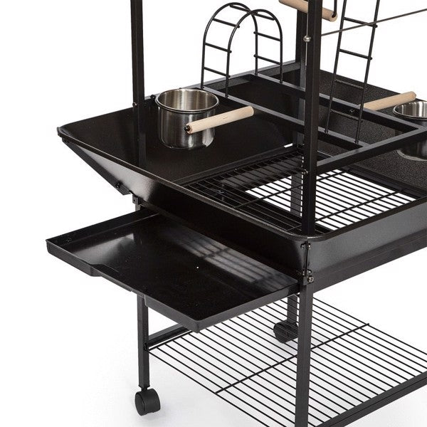Keddoc speelplaats Bird stand Antraciet 66,5x63,5x141 cm