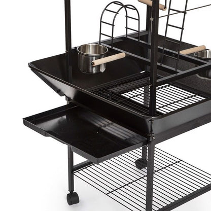 Keddoc speelplaats Bird stand Antraciet 66,5x63,5x141 cm