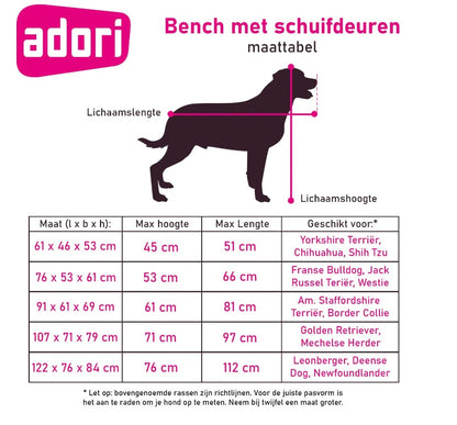 Bench met 2 schuifdeuren Zwart 91x61x69 cm