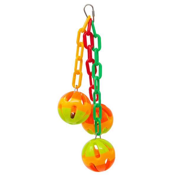 Keddoc vogelspeelgoed breezy balls Multi-color 30x15x7 cm