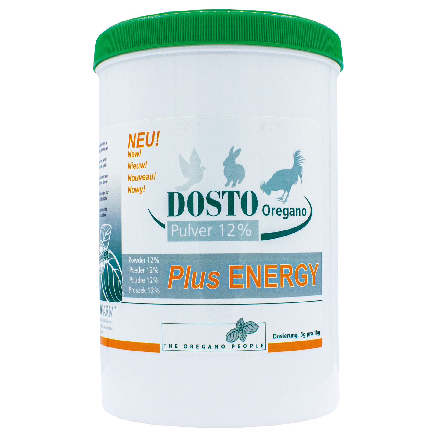 TOLLISAN Dosto Oregano Poeder 12% + Plus ENERGY