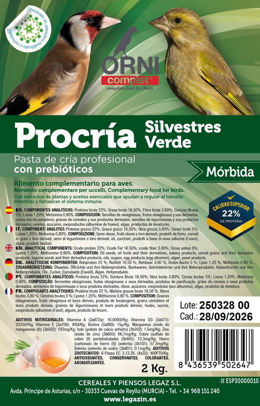 Legazin ORNI Procria groen eivoer