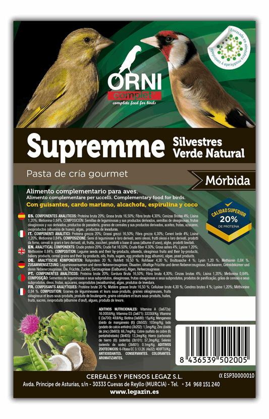 Legazin Supremme Silvestres Verde Natural Morbida 2 kg
