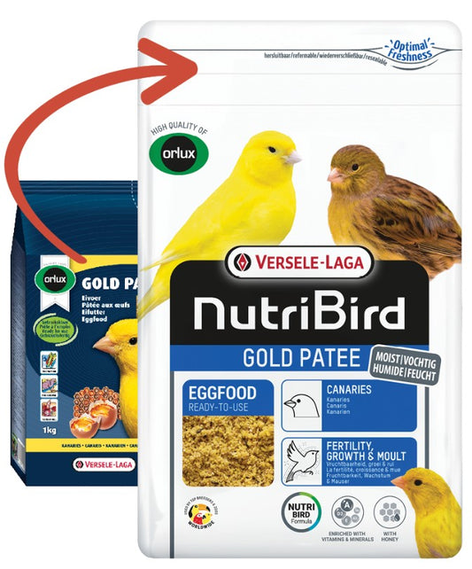 Versele-Laga Nutribird Treats Gold Patee Kanaries Honey Fusion