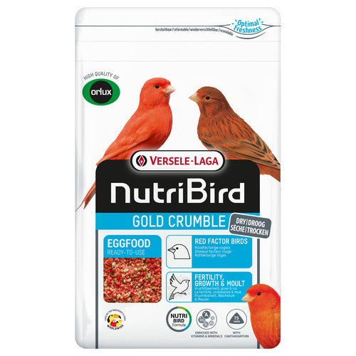 Versele Laga Gold Crumble Roodfactorige Vogels 1 kg