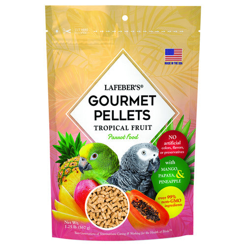 Lafeber tropical fruit gourmet pellets parrot 567 g
