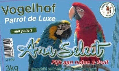 Vogelhof  ARA SELECT met/avec/with pellets - 3 kg  EMMER