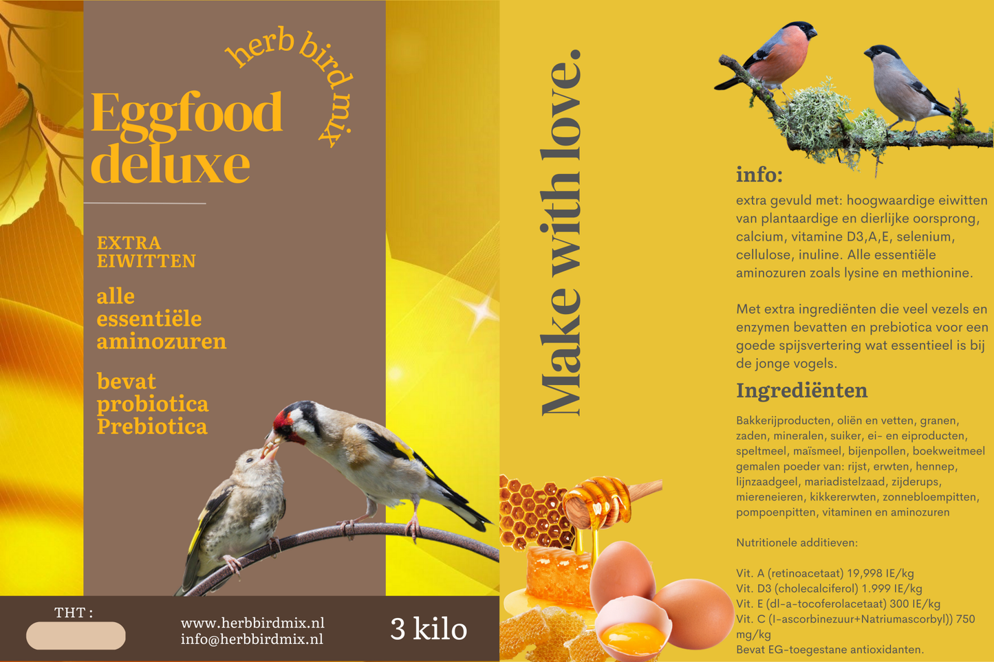 Herb Bird mix  Eggfood Deluxe 2 KG