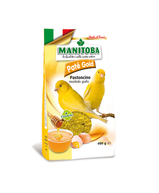 Manitoba paté gold (gebruiksklaar eivoer met honing) 400g