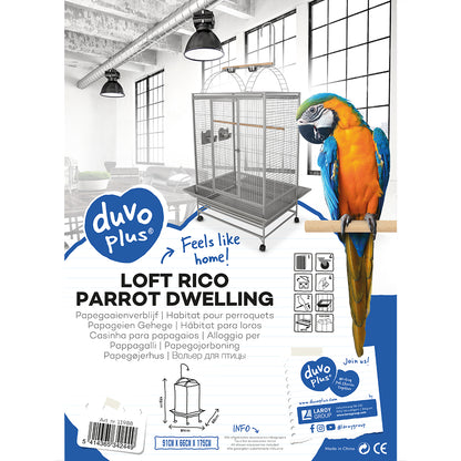 Duvo Plus Papegaaienkooi Rico €599,-
