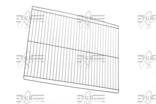 2 GR draadbodem 90 en 120 cm kooien